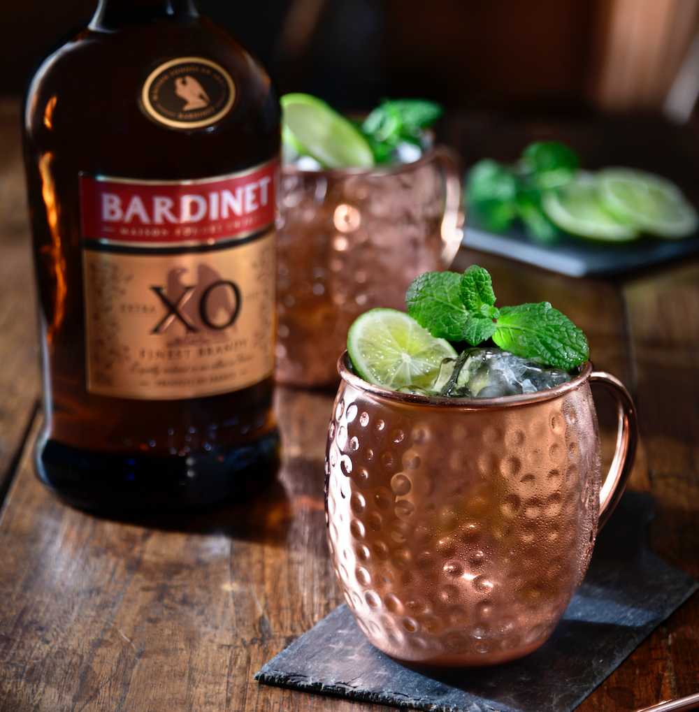 Cocktail Bardinet French mule - Bardinet Brandy
