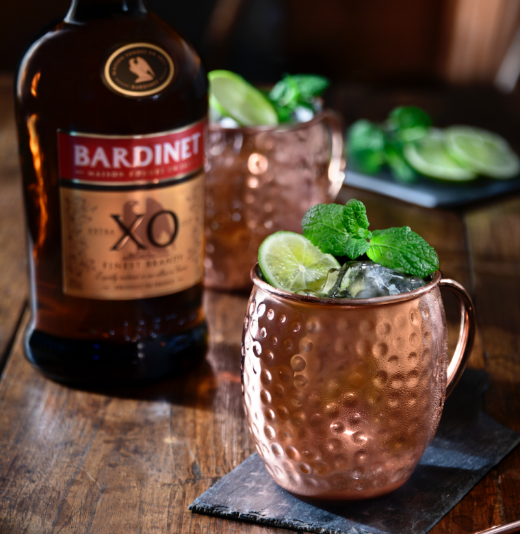 Cocktail Bardinet French mule - Bardinet Brandy